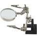 Circuit Board Holder, Magnifier w/Clips, Adjustable